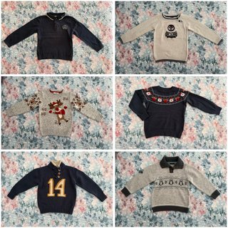 Lote 6 jerséis niño talla 5-6 años