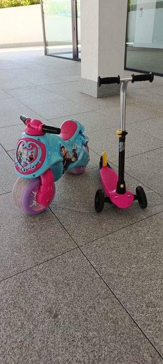 Moto Correpasillos y Patín 3 Ruedas