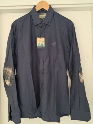 Camisa La Vespita Azul Marino Talla L