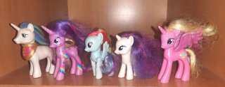 Lotto 5 Personaggi My Little Pony Hasbro