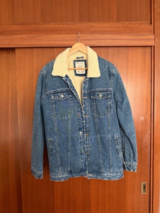 Chaqueta Vaquera con Borrego Pull And Bear