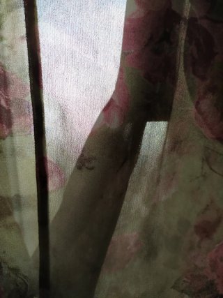 Blusa semitransparente floral