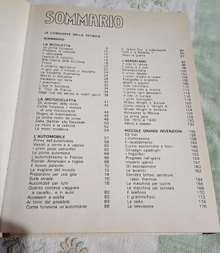 Libro vintage "Le Conquiste della Tecnica"