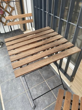 Set de Mesa y 2 Sillas de Jardín