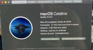 iMac 21,5 pulgadas