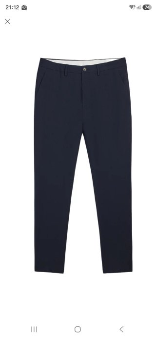 Pantalón Azul Marino Zara talla 36.