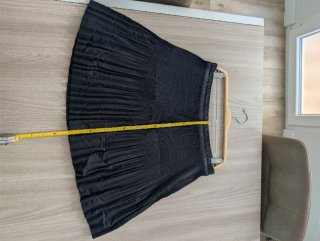 Falda Plisada Negra