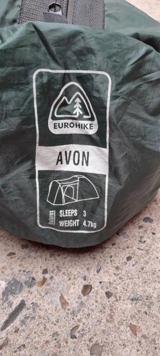 Tienda de Campaña Eurohike Avon 3 Personas