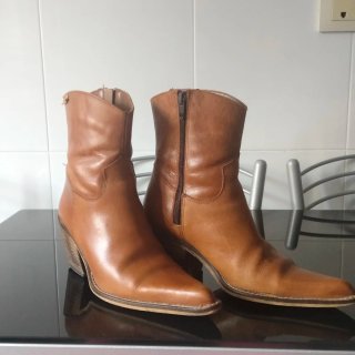 Botines Mustang Piel Camel Talla 38