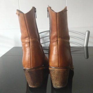 Botines Mustang Piel Camel Talla 38