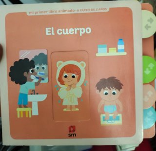 Libro de cartón con lengüetas y solapas cuerpo