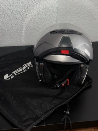 Casco Modular Moto LS2 Gris