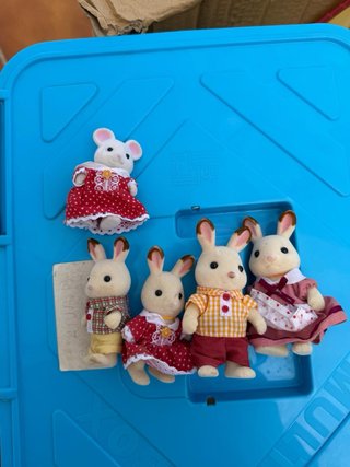 Sylvanian families. Casa de muñecas con sus ratonc