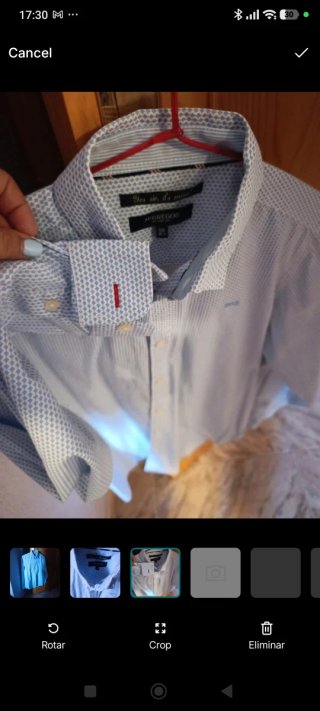 Camisa McGregor Azul Talla 16
