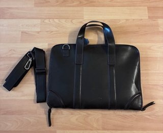 Cartera Portadocumentos de Piel Marrón