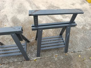 Set de 2 Caballetes Regulables