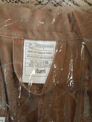 Mono de trabajo militar Ituazi Talla 1