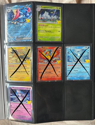 Colección Cartas Pokémon 30 Aniversario