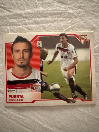 Cromo Fútbol Puerta Sevilla F.C.