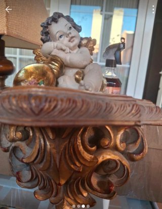 Figura de Ángel con Peana