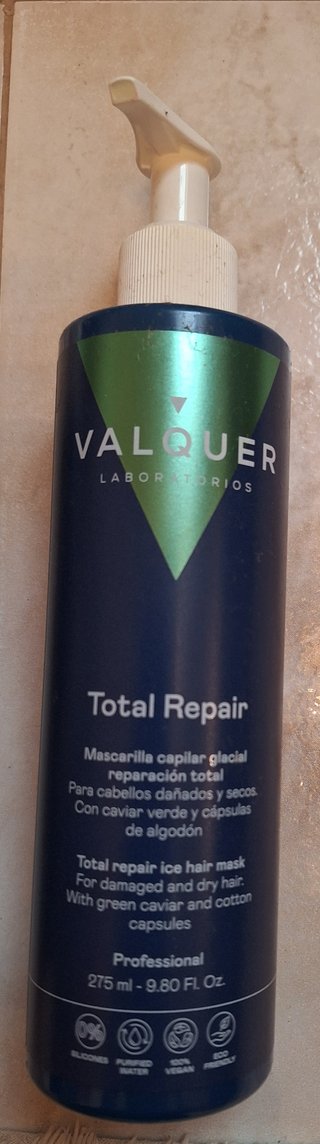 Mascarilla Capilar Valquer Total Repair 275ml
