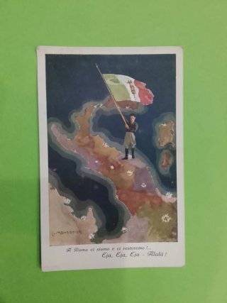 Cartolina d'epoca storica rarissima