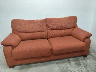 Sofá Naranja de Tela