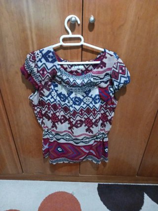 Camisa estampada talla M