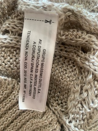Massimo Dutti Jersey Lino y viscosaTalla S