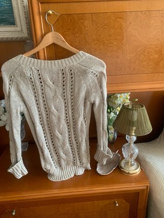 Massimo Dutti Jersey Lino y viscosaTalla S