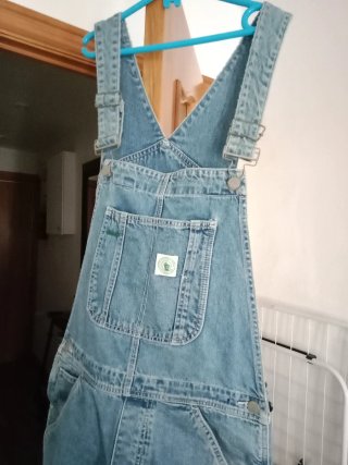 Mono tejano corto azul