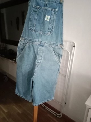 Mono tejano corto azul