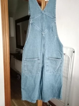 Mono tejano corto azul