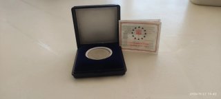 14 Ecus Plata Gibraltar 1991