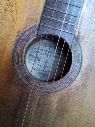 Guitarra Antigua Agustín Gaspar