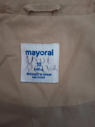 Gabardina/Trench Beige Mujer