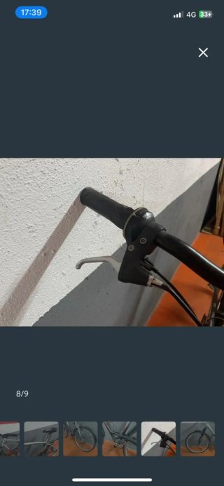 Bicicleta de Montaña Plateada