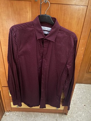 Camisa Primark Morada Estampada Talla M