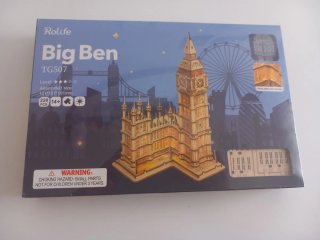 Puzzle 3D Big Ben Madera (como nuevo sin utilizar)