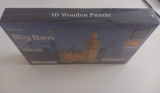 Puzzle 3D Big Ben Madera (como nuevo sin utilizar)