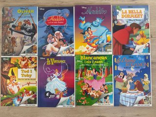 Colección de cuentos Disney catalán/ingles años 90