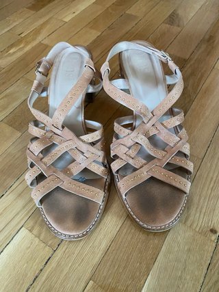 Sandalias Dansi Piel Beige Talla 43