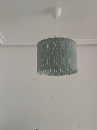 Lámpara de techo gris