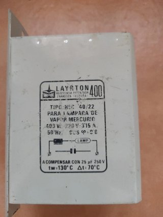 Reactancia Layrton 400 HEC 40/22
