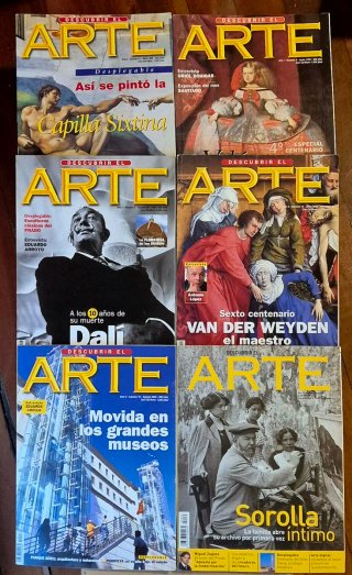 Descubrir el Arte - lote 6 revistas