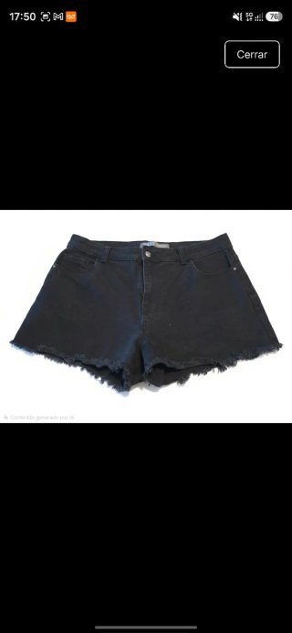 Pantalón corto negro Primark