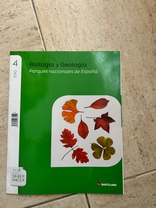 Cuadernos Biología y Geología 4 ESO Santillana