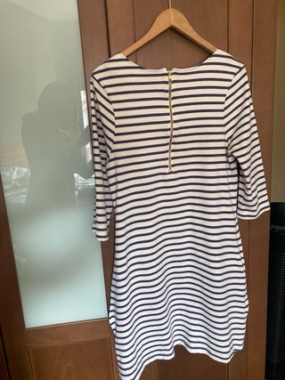 Vestido marinero rayas azul y blanco
