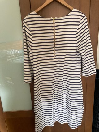 Vestido marinero rayas azul y blanco