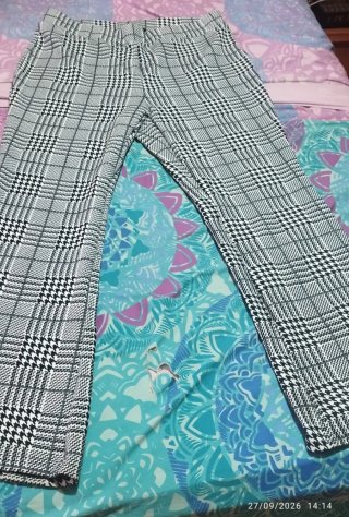Pantalón Estampado Pata de Gallo 2XL
